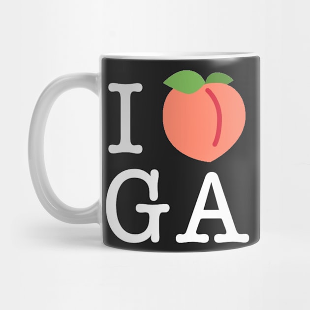 I Peach Georgia (White Lettering) by KyleHarlow